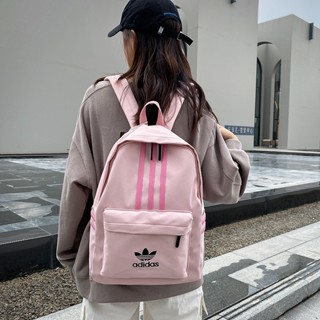 Adidas ของแท้ 100% กระเป๋าเป้สะพายหลัง ทนทาน พิมพ์ลายโลโก้ ทนทาน สําหรับผู้หญิง