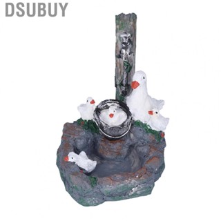 Dsubuy Garden Duck Family Statue Exquisite Cute Delicate Statues For Patio