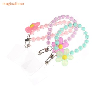 Magicalhour^^ สายคล้องโทรศัพท์มือถือ กันหาย สีมาการอง พร้อมจี้พวงกุญแจน่ารัก สําหรับผู้หญิง