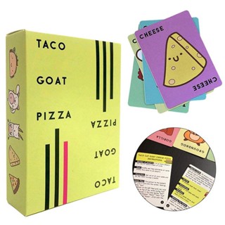 ไพ่พิซซ่า Taco Cat Goat Cheese Pizza Card เกม ฉบับภาษาอังกฤษ ครอบครัวเด็ก ไพ่ boardgame ของขวัญของเล่น