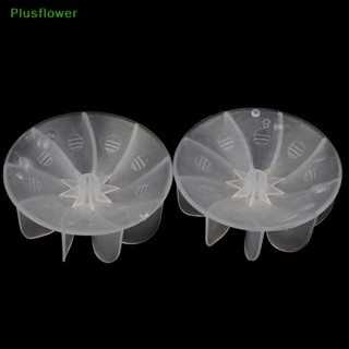 (Plusflower) ใหม่ ใบพัดมอเตอร์พัดลมพลาสติก อุปกรณ์เสริม สําหรับไดร์เป่าผม 10 ชิ้น