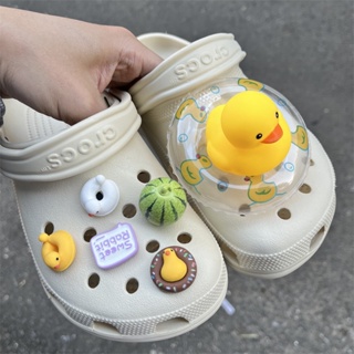 การ์ตูนแตงโม 3D Jibbitz สําหรับ Crocs ว่ายน้ํา แหวน Jibitz Charm เป็ด Crocs Jibbits ชุดผู้หญิง รองเท้า อุปกรณ์เสริม จี้รองเท้า หมุดตกแต่ง