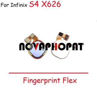 Novaphopat สายเคเบิลเซนเซอร์สแกนลายนิ้วมือ สําหรับ Infinix S4 S5 Pro X626 X652 X660