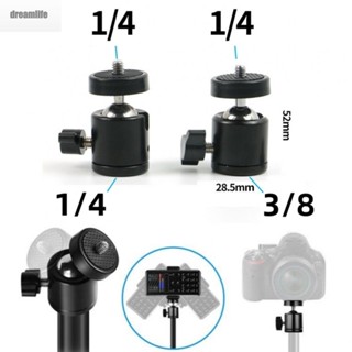 【DREAMLIFE】Head Gimbal Live Broadcast Bracket Metal Universal Gimbal 360° Adjust 52x28.5mm