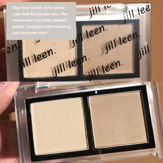 Jill Leen อายแชโดว์สองสี Pearlescent Matte Earth Color Eyeshadow Palette nuuo