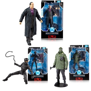 [DC ของแท้] McFarland 2020 ใหม่ Batman Catwoman Riddler Penguin 23 ซม. ขยับได้ AMDD