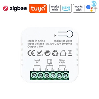 I-tuya ZigBee ตัวควบคุมเปิดประตูโรงรถ APP รีโมตคอนโทรล เข้ากันได้กับ Alexa Google Home สําหรับเกตเวย์ควบคุมด้วยเสียง