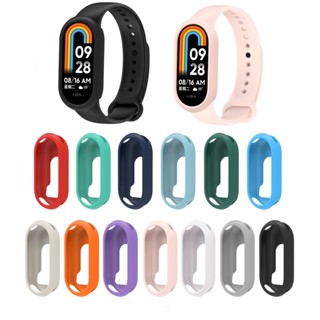 กรอบป้องกัน สําหรับ Mi Band8 Tpu เคส สําหรับ Xiaomi Band 8 อุปกรณ์เสริม