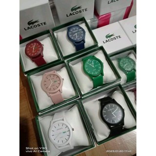 นาฬิกาข้อมือ Lacoste คุณภาพสูง ไม่มีกล่อง สําหรับผู้ชาย และผู้หญิง