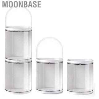 Moonbase Figure Storage Box  Display Seal Protection 360 Degree Rotation for Home