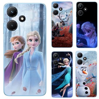 เคสโทรศัพท์มือถือแบบนิ่ม TPU ลายเอลซ่า สําหรับ Infinix Hot 30i X669C X669D Frozen II