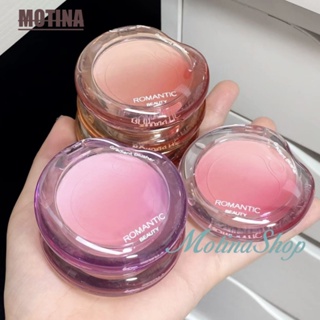 [สินค้าใหม่] Luo Xiaoman Bubble บลัชออน คอนทัวร์ เนื้อแมตต์ สีม่วง สีแดง ไล่โทนสี