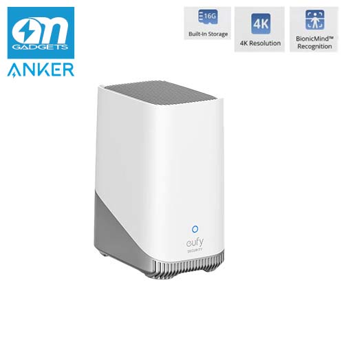 Anker T80303D1 Eufy Security S380 HomeBase 3 พร้อมความละเอียด 4K ,ที่เก็บข้อมูล 16GB,ที่เก็บข้อมูลใน
