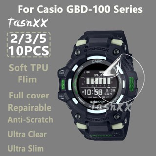 ฟิล์มไฮโดรเจล TPU นิ่ม แบบใส บางพิเศษ สําหรับ Casio GBD-100 Series GBD 100 Smart Watch