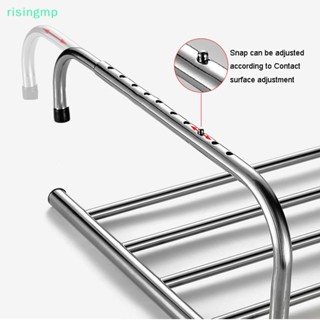 [risingmp] ราวตากผ้า สเตนเลส แบบพับได้ สําหรับแขวนผ้า ระเบียง ใช้ในครัวเรือน