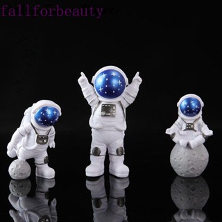 FALLFORBEAUTY โมเดลเรซิ่น รูปนักบินอวกาศ พระจันทร์ สไตล์นอร์ดิก สําหรับตกแต่งบ้าน