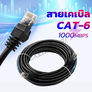 HD สายเคเบิล สายแลน LAN รองรับความถี่ 1000 Mbps ความยาว 5m-10m Network cable