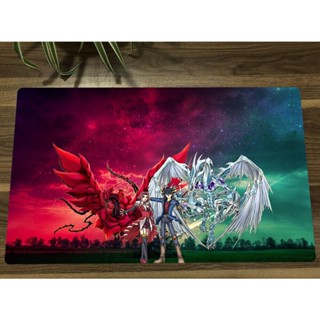 Yu-gi-oh! Playmat Akiza Izinski Black Rose Dragon CCG TCG แผ่นรองเมาส์เกมเทรดดิ้งการ์ด