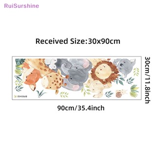 Ruisurshine ใหม่ สติกเกอร์วอลเปเปอร์ ลายสัตว์ป่าน่ารัก สําหรับตกแต่งผนังบ้าน DIY