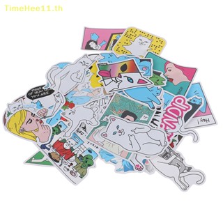 Timehee สติกเกอร์ RIPNDIP ลายระเบิด สําหรับติดตกแต่งกระเป๋าเดินทาง แล็ปท็อป สเก็ตบอร์ด 50 ชิ้น