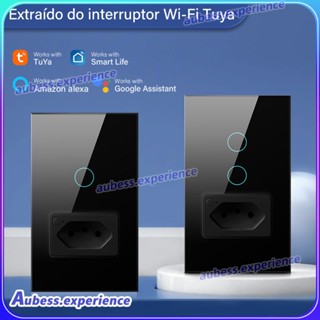 Tuya Timing Light Switch Socket 2.4ghz Wifi Tuya App Voice Control Smart Switch 20a ผู้เชี่ยวชาญ