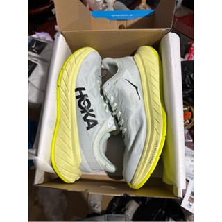 ใหม่ HOKA ONE ONE CARBON X2 รองเท้าวิ่ง ดูดซับแรงกระแทก สีเทา สีเหลือง 2023 QF5K