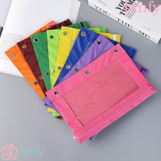 LANFY แฟ้มใส่เอกสาร B5 ผ้าออกซ์ฟอร์ด 13 สี สําหรับนักเรียน สํานักงาน โรงเรียน