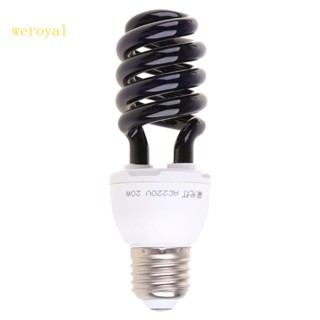 Weroyal หลอดไฟอัลตราไวโอเลต UV 220V 20W E27 แบบเปลี่ยน สําหรับดักยุง แมลงวัน