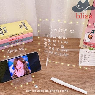 BLISS กระดานข้อความลบได้ ไร้กรอบ สําหรับตกแต่งบ้าน ออฟฟิศ โรงเรียน