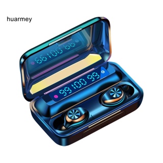 Huarmey F9-10 หูฟังอินเอียร์ไร้สาย บลูทูธ 5.0 หน้าจอดิจิทัล สเตอริโอ ไร้สาย เหมาะกับเล่นกีฬา