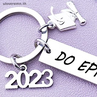 Ulo พวงกุญแจสเตนเลส จี้ตัวอักษร DO EPIC SHIT ทรงกลม สําหรับนักเรียน 2023