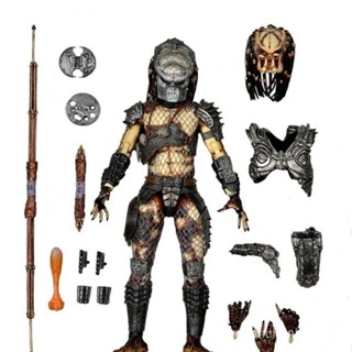 ของแท้ พร้อมส่ง ตุ๊กตา NECA Predator P2 Pig Face Deluxe Edition ขยับได้ ขนาด 23 ซม.