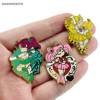 เข็มกลัดโลหะ ลายการ์ตูนอนิเมะ Oyr Pins Kawaii Tsukino Usag Mizuno Ami สําหรับตกแต่งกระเป๋า