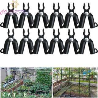 【COLORFUL】Plant Clip Support Vegetable 11/16/20mm Yard 12pcs Black Cage Climbing