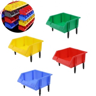 【COLORFUL】Parts Box Blue/Red/Yellow/Green PE Q1 Thick Bevel Practical To Use Goods Shelves