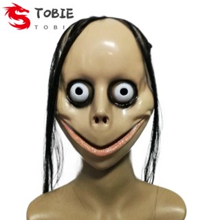 TOBIE หน้ากากปีศาจผี ผมยาว น่ากลัว สําหรับปาร์ตี้ฮาโลวีน