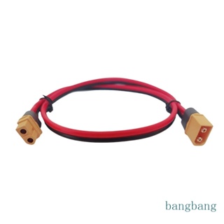 Bang XT60 JST สายเคเบิลอะแดปเตอร์ ปลั๊กตัวผู้ เป็นตัวเมีย 12AWG 10 ซม. สําหรับที่ชาร์จแบตเตอรี่ ESC