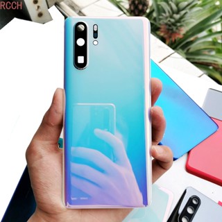 ฝาครอบแบตเตอรี่ด้านหลัง พร้อมเลนส์กล้อง แบบเปลี่ยน สําหรับ Huawei P30 Pro Huawei P30