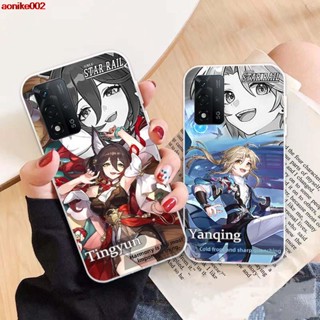 เคสโทรศัพท์มือถือแบบนิ่ม ลายรางดาว Honkai Tingyun 06 สําหรับ Realme V13 Q3i 8 Narzo 30 C21Y C25Y GT Neo2 50A 50i 2 Pro