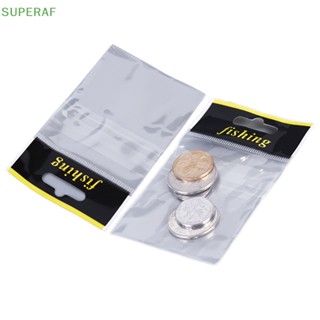 Superaf ขายดี กระเป๋าตะขอตกปลา ขนาดเล็ก อุปกรณ์เสริม สําหรับร้านตกปลา 100 ชิ้น