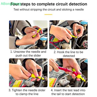 Abongbang เครื่องมือตรวจจับสายโพรบ วงจรมัลติมิเตอร์ ซ่อมรถยนต์ 1 ชิ้น