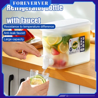 Ulife กระติกน้ำสำหรับตู้เย็น Faucet Kettle Water Bucket Best Choice Plastic Cold Kettle fore