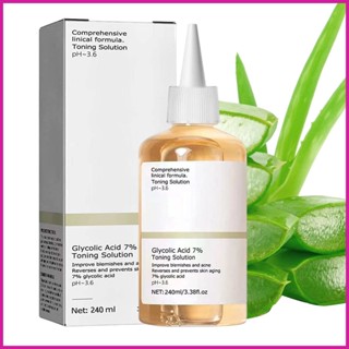 Glycolic Acid Toning โทนเนอร์ขัดผิวหน้า กรดไกลโคลิก 7 ขนาด 100 มล. 240 มล. สําหรับผิวหน้า