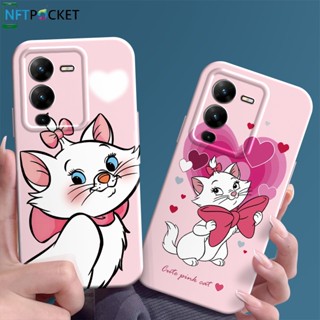 เคสโทรศัพท์มือถือ ลายแมวน่ารัก สําหรับ VIVO V25 S15 V23 S12 V20 S7 T1 S15E IQOO X50 X60 X70 X80 X90 Y12 Y15 Y3 Y19 Y5S U3 Y20 Y20S Y20SG Y20i Y50 Y30 Y30i Y76S Y77 Y75 Y15S Y21 Y33S Pro 5G