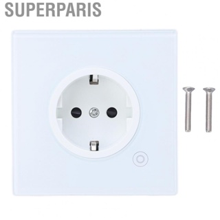 Superparis Timing Panel 16A EU Plug 95‑245V   Flexible Smart Socket Outlet Energy Saving for Home