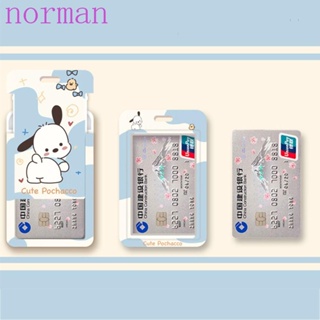 NORMAN กระเป๋าใส่บัตรเครดิต บัตรรถบัส บัตรประจําตัวประชาชน แบบพกพา พร้อมสายคล้อง สําหรับนักเรียน