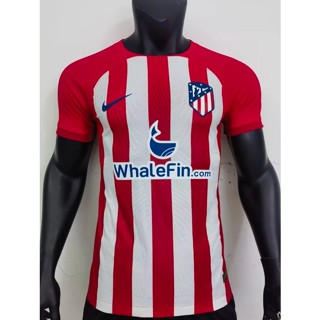 เสื้อกีฬาแขนสั้น ลายทีมชาติฟุตบอล Atletico Madrid 2324 ชุดเหย้า