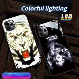 Mg เคสโทรศัพท์มือถือ LED ลายเสือตาแดง สําหรับ Huawei P30pro P50pro P40pro+ Honor50pro nova11pro mate50Pro 30Epro nova7se 8se mate40Pro HonorX7 X8 70Pro