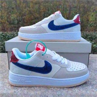 Nikes Air Force 1 Lx Air Force Deconstruction รองเท้าผ้าใบ สําหรับผู้ชาย และผู้หญิง