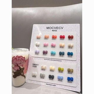 Mokaxi ยาทาเล็บ สีมาการอง สีแคนดี้ 24 สี สําหรับหอพัก 2023